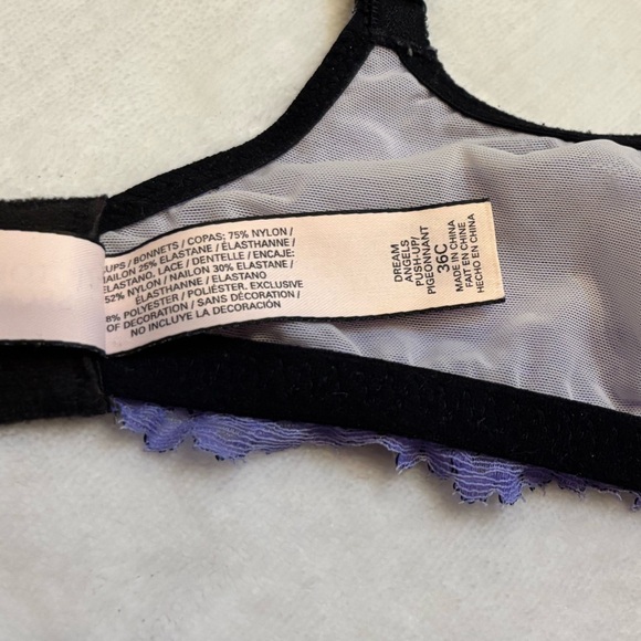 Victoria’s Secret Dream Angels Lace Push-Up Bra 36C - Picture 6 of 9